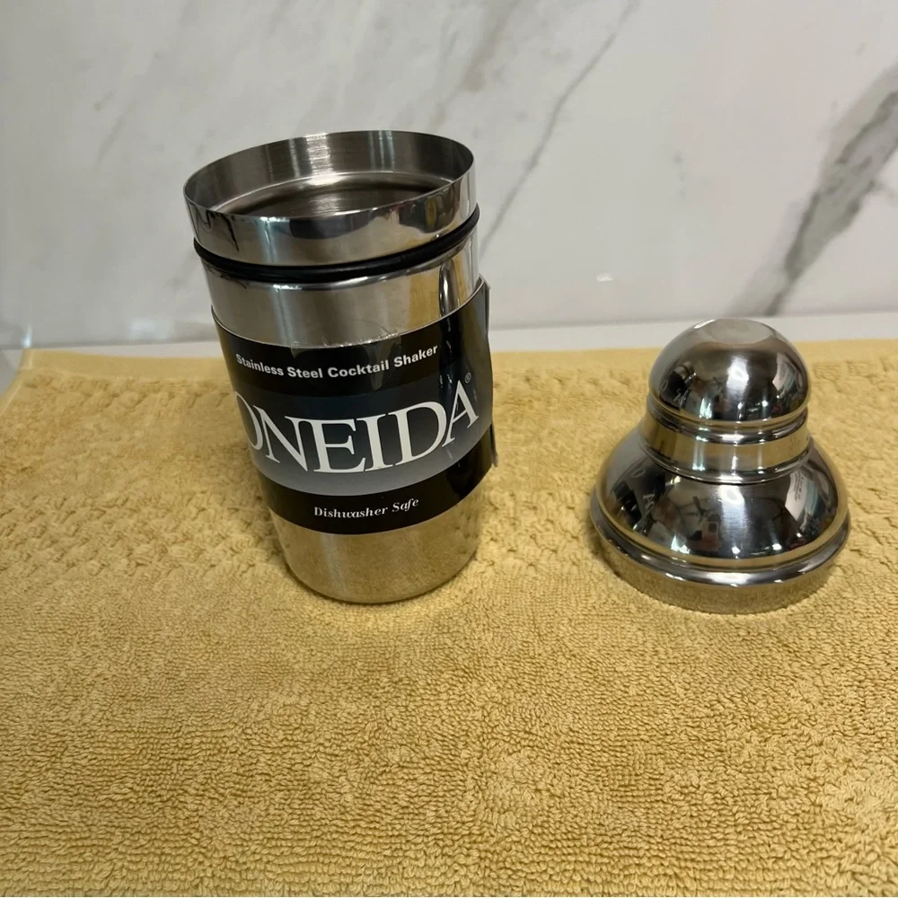 Oneida Stainless Steel Cocktail Shaker